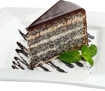 Торт маковый