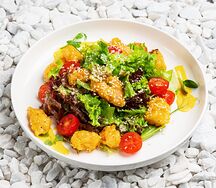 Салат Попкорн с креветками 