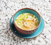 Чесночный крем-суп