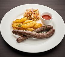 Колбаски из оленины