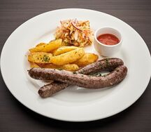 Колбаска из курицы с паприкой