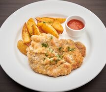 Шницель из свинины по-венски