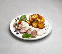 Телятина с картофелем по-деревенски