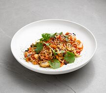 Рис с шампиньонами в соусе терияки