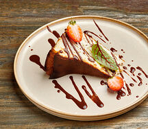 Чизкейк Сан-Себастьян ванильный