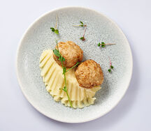 Котлеты из индейки с картофельным пюре