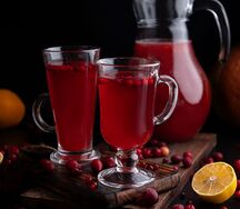 Морс клюква брусника