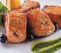 Шашлык из семги