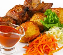 Шашлык из cвинoй шеи