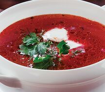 Сибирский борщ с телятиной