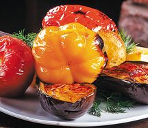 Овощи в тандыре