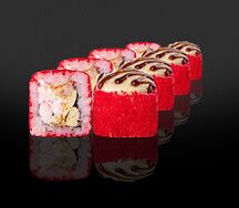 Запечённый ролл Калифорния Хот с угрем