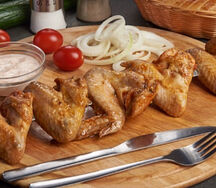 Шашлык из куриных крыльев