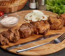 Шашлык из cвинoй шеи