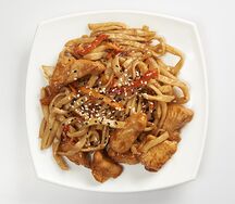 Лапша с курицей