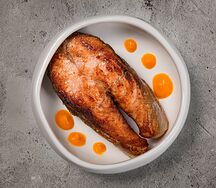 Стейк из кижуча