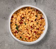 Птитим с вялеными томатами