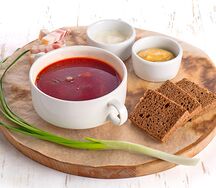 Борщ с телятиной