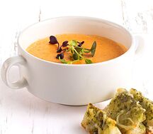 Крем-суп из лосося