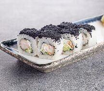 С темпурной креветкой 