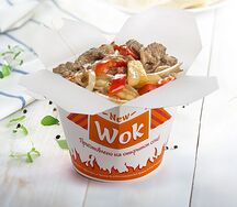 Вок со свининой и ананасом