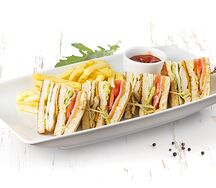 Клаб-сэндвич с курицей