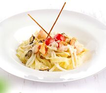 С морепродуктами