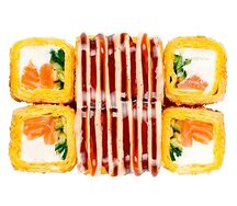 Тортилья Темпура с лососем