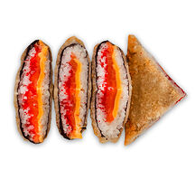 Сэндвич-ролл с лососем