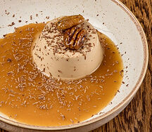 Кофейная панна котта с соленой карамелью