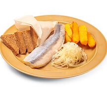 Закуска по-сибирски сельдь