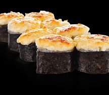 Запеченный ролл с креветкой