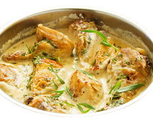 Poulet à la crème