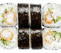 Маки с креветкой