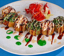 Ролл теплый с угрем