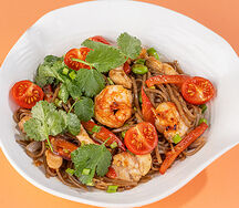 Соба с соусом юдзу