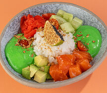 Поке с лососем