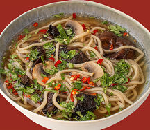 Грибной суп с лапшой