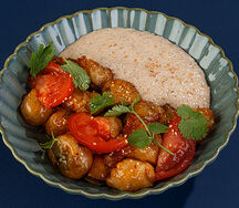 Хрустящие баклажаны в соусе чили