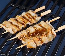 Шашлычки из кальмара