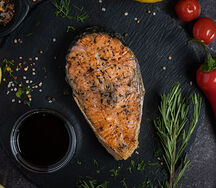 Стейк из семги