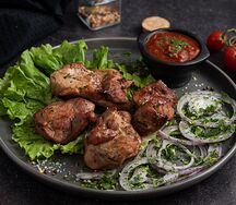 Шашлык из филе бедра индейки