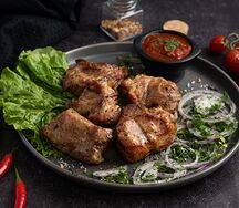 Свиная шея в лаваше