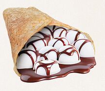 Блин с маршмеллоу с бельгийским шоколадом