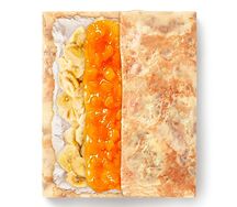 Банан, сметана и варенье