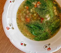 Итальянский куриный суп пастини