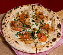 Пицца с морепродуктами