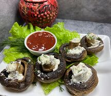 Шампиньоны на углях