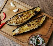 Баклажан на углях