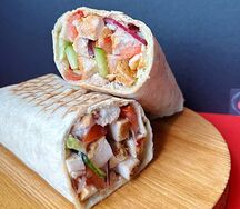 Мини-шаурма с курицей